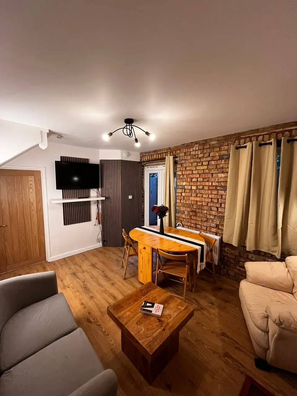 Shared lounge and dining space
